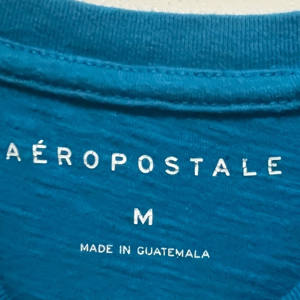 Aeropostale Men's Blue Graphic T-Shirt - Picture 3 of 4
